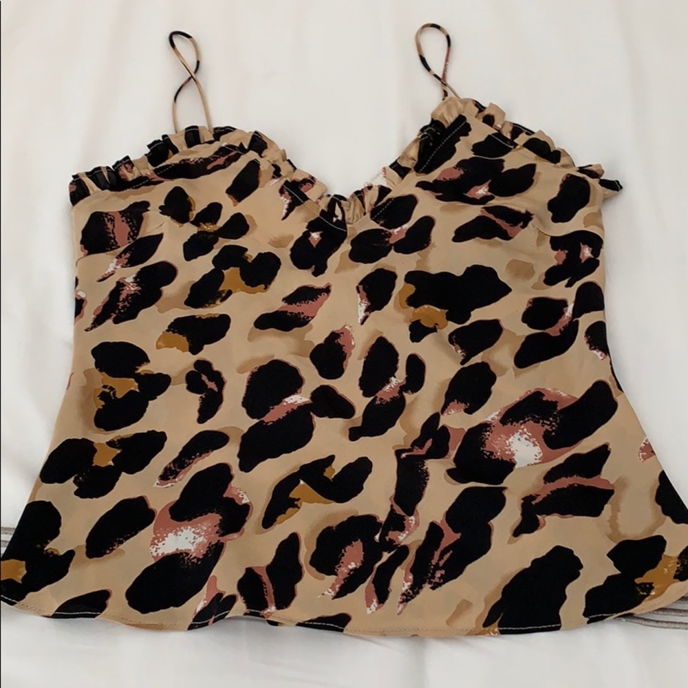 Leopard cami tank